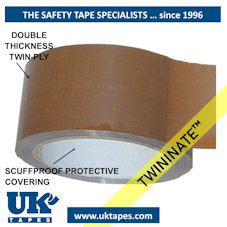 TWININATE&trade; marking tape: brown