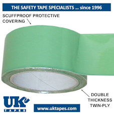 TWININATE&trade; marking tape: light green