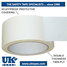 TWININATE&trade; marking tape: white