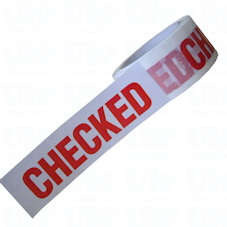 CHECKED adhesive tape