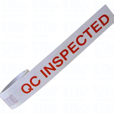 QC INSPECTED adhesive tape