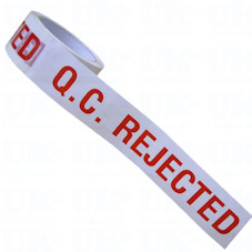 QC REJECTED adhesive tape