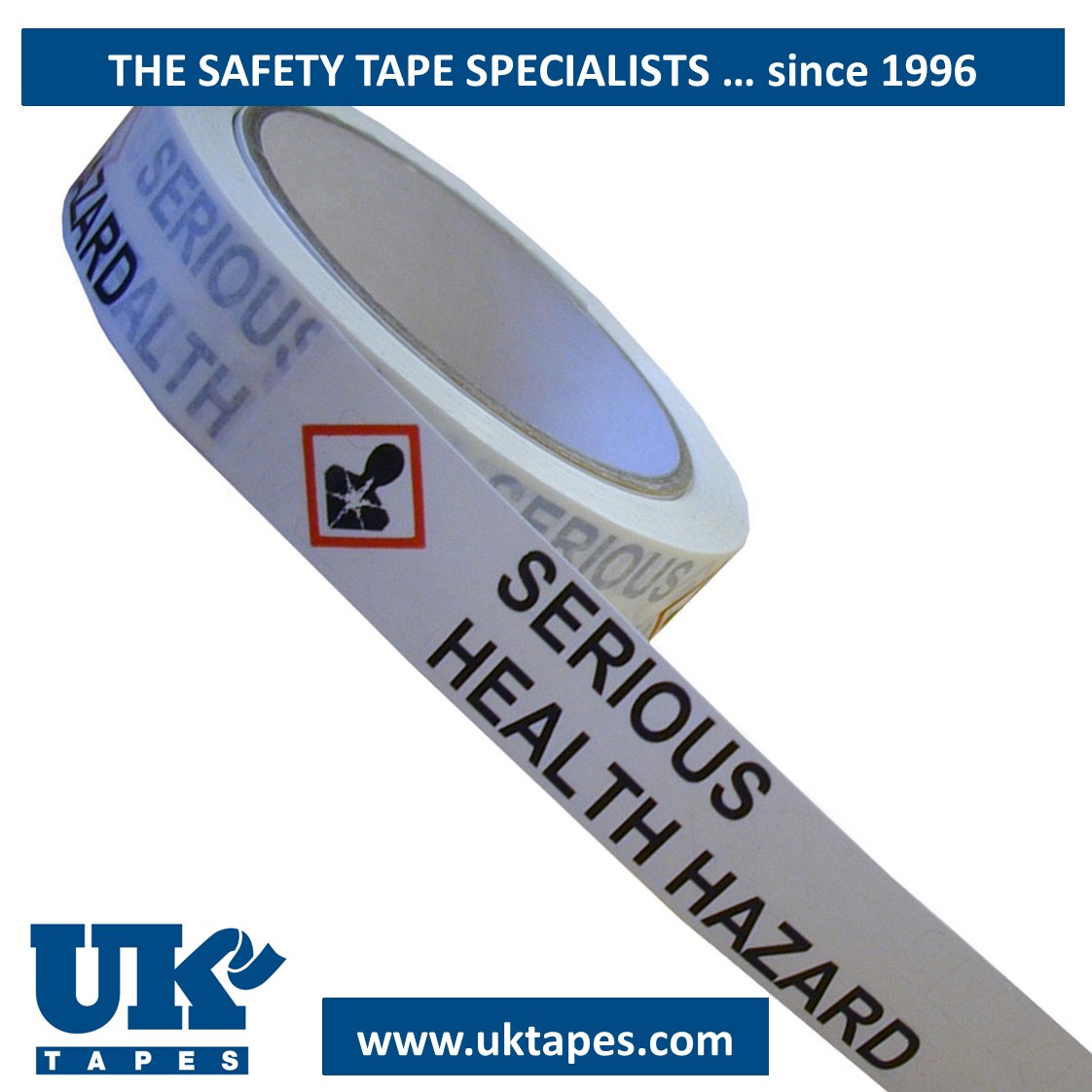SERIOUS HEALTH HAZARD Adhesive Tape