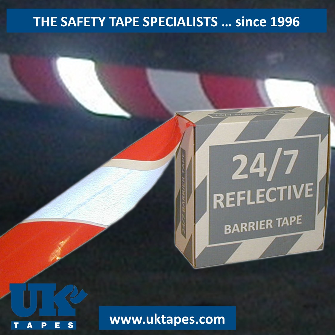 24/7 Reflective Barrier Tape&trade;