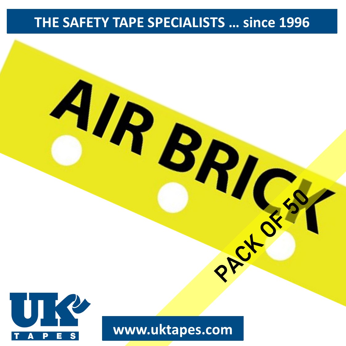 AIR BRICK stickers (pack of 50)