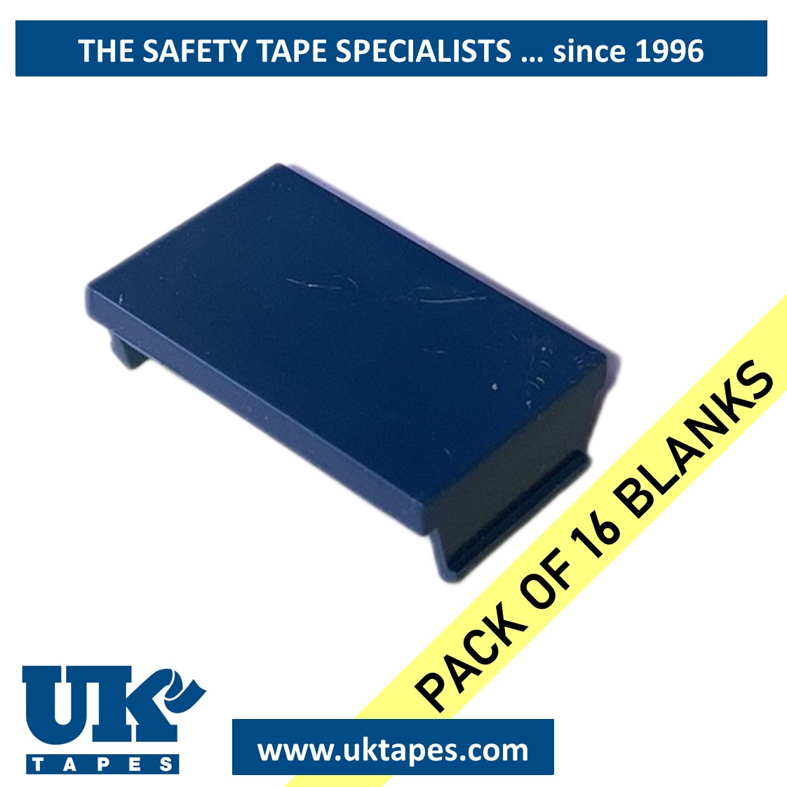 Blank blue inserts (pack of 16)