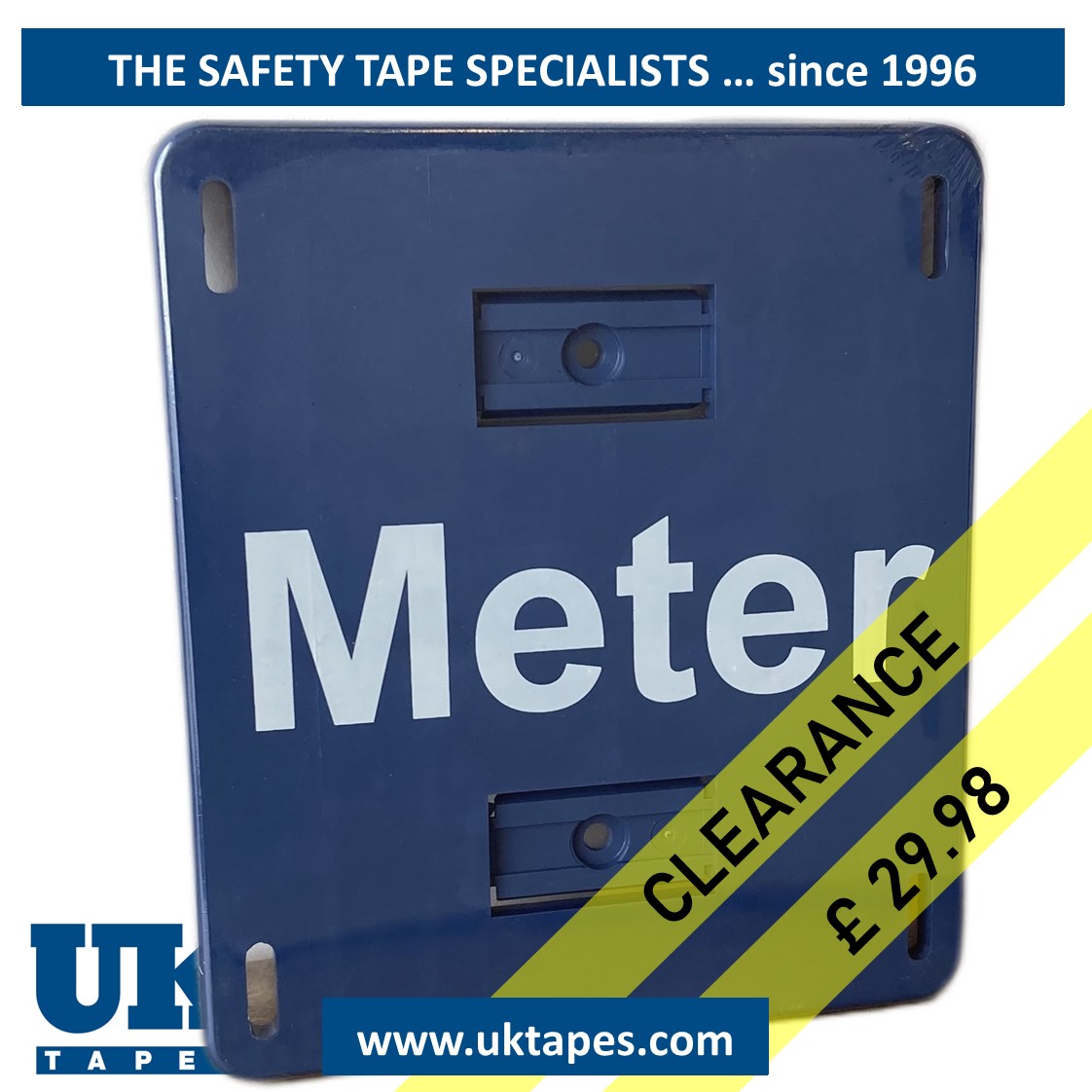 Sign marker: METER (clearance stock)