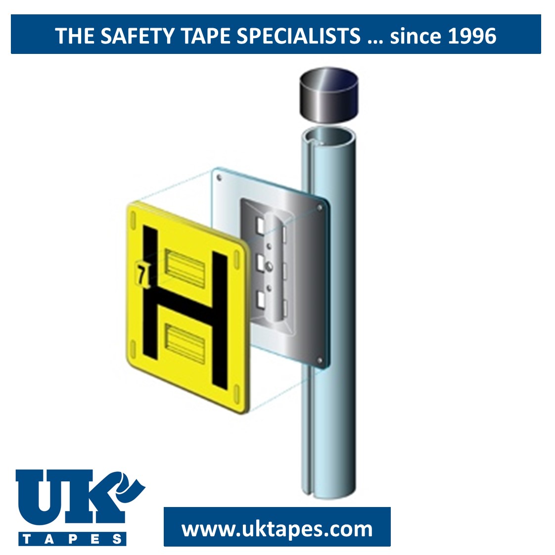 H-plate & marker post set (aluminium)