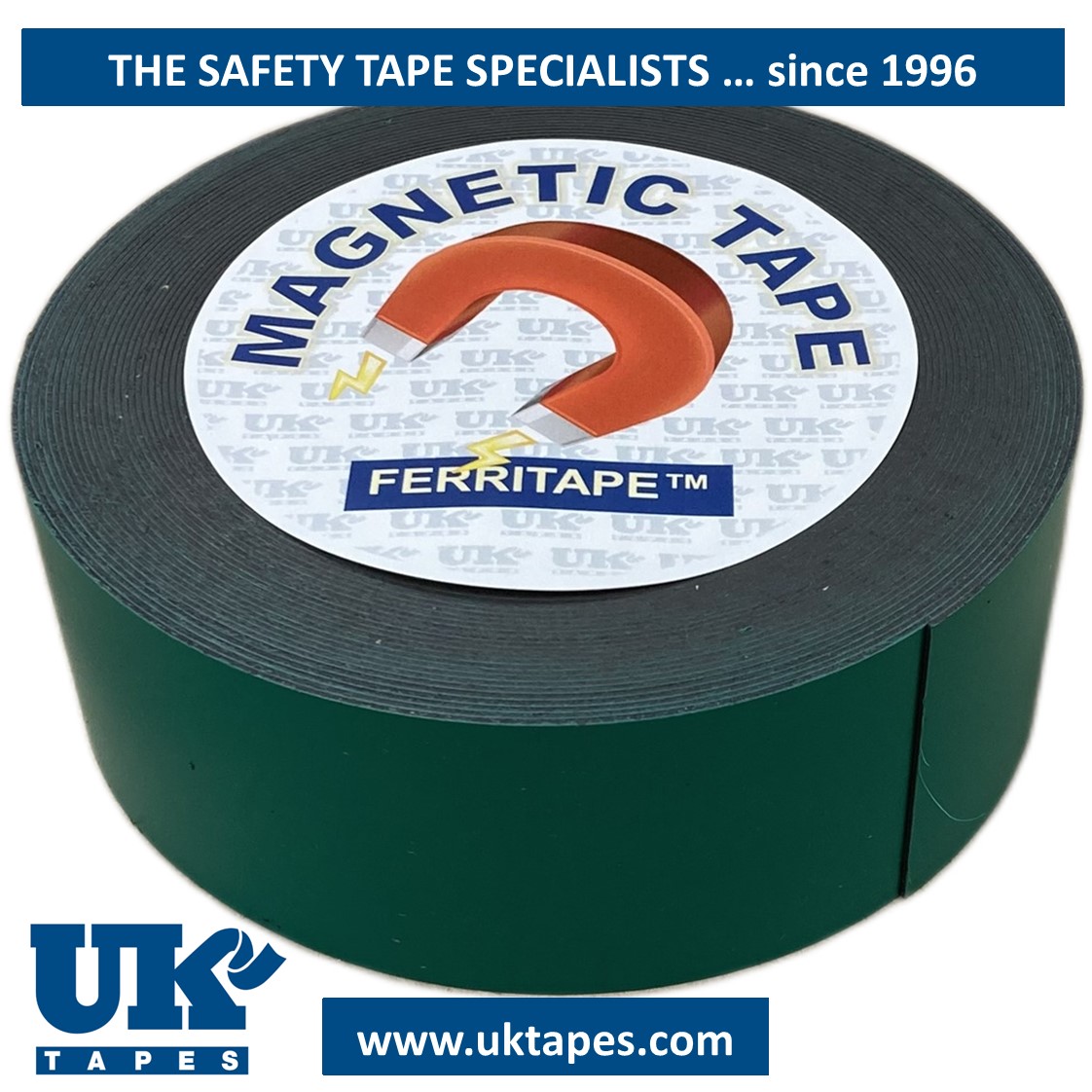 FERRITAPE&trade; magnetic tape: green