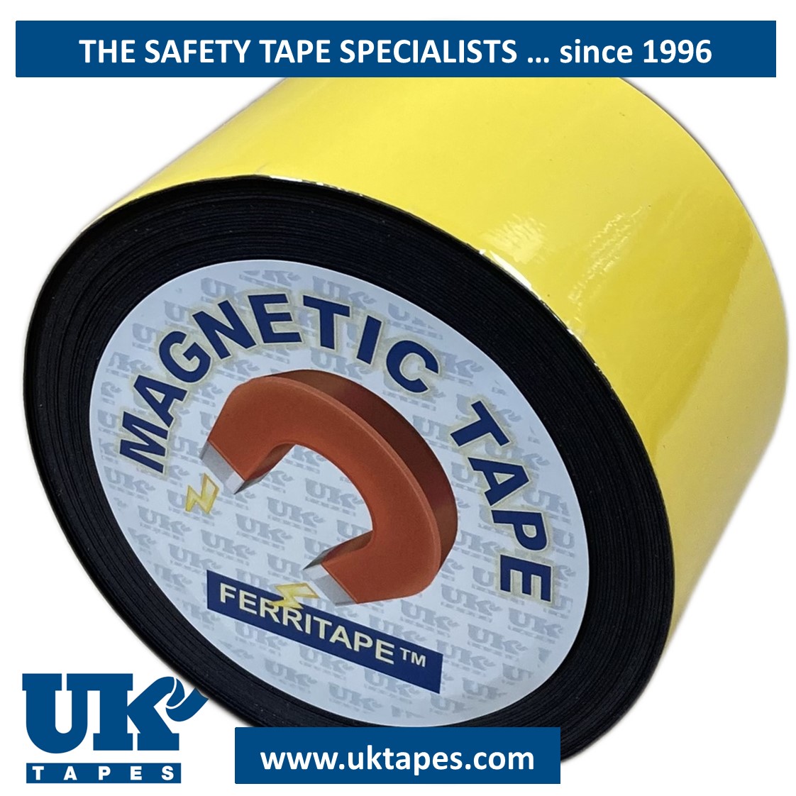 Yellow magnetic tape (90mm)