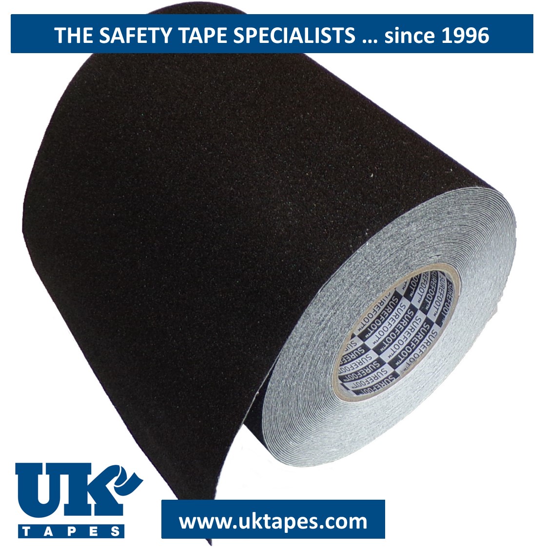 SUREFOOT&trade; Anti-slip tape: black (300mm)