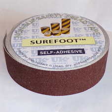 SUREFOOT&trade; Anti-slip tape: brown