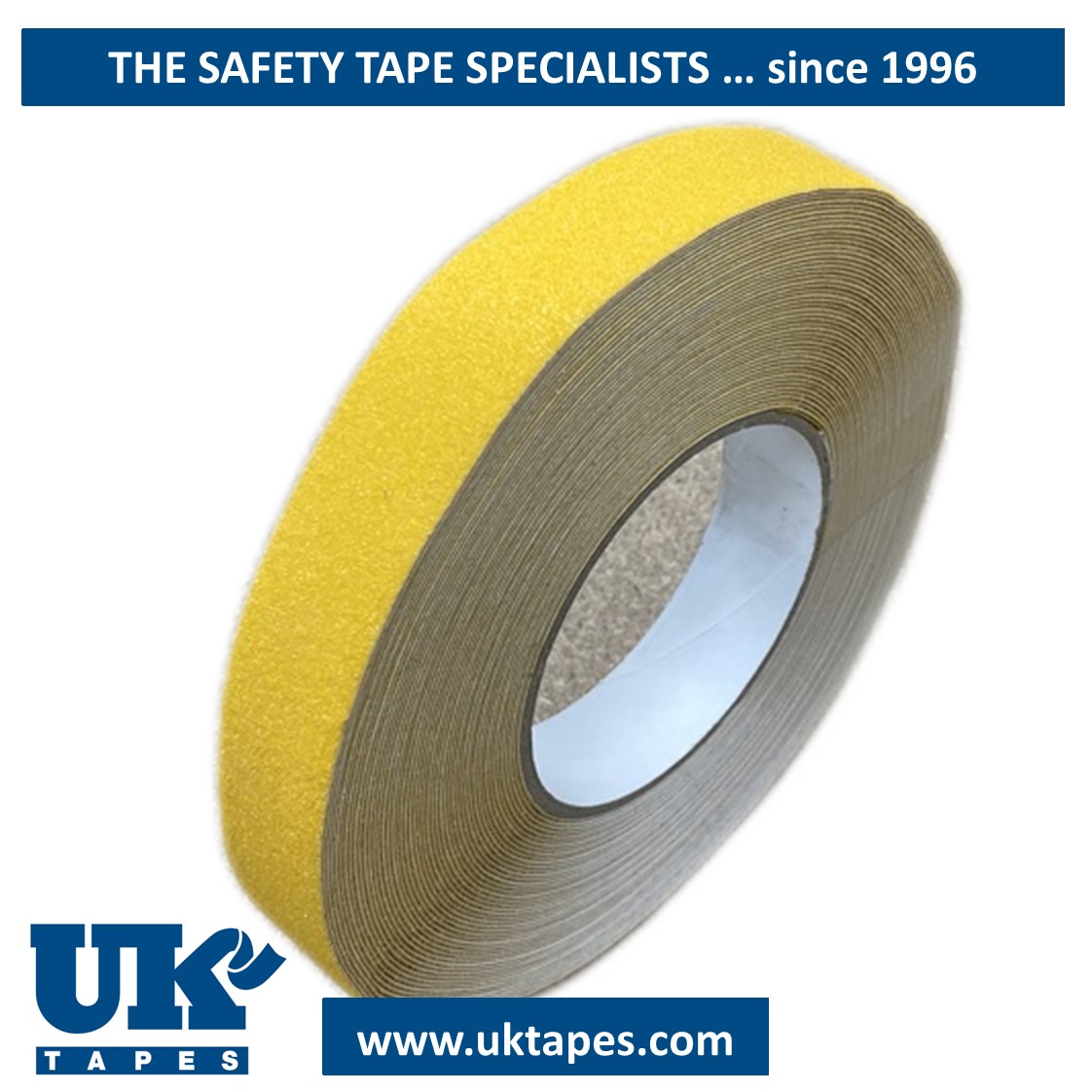 SUREFOOT&trade; Anti-slip tape: yellow (25mm)