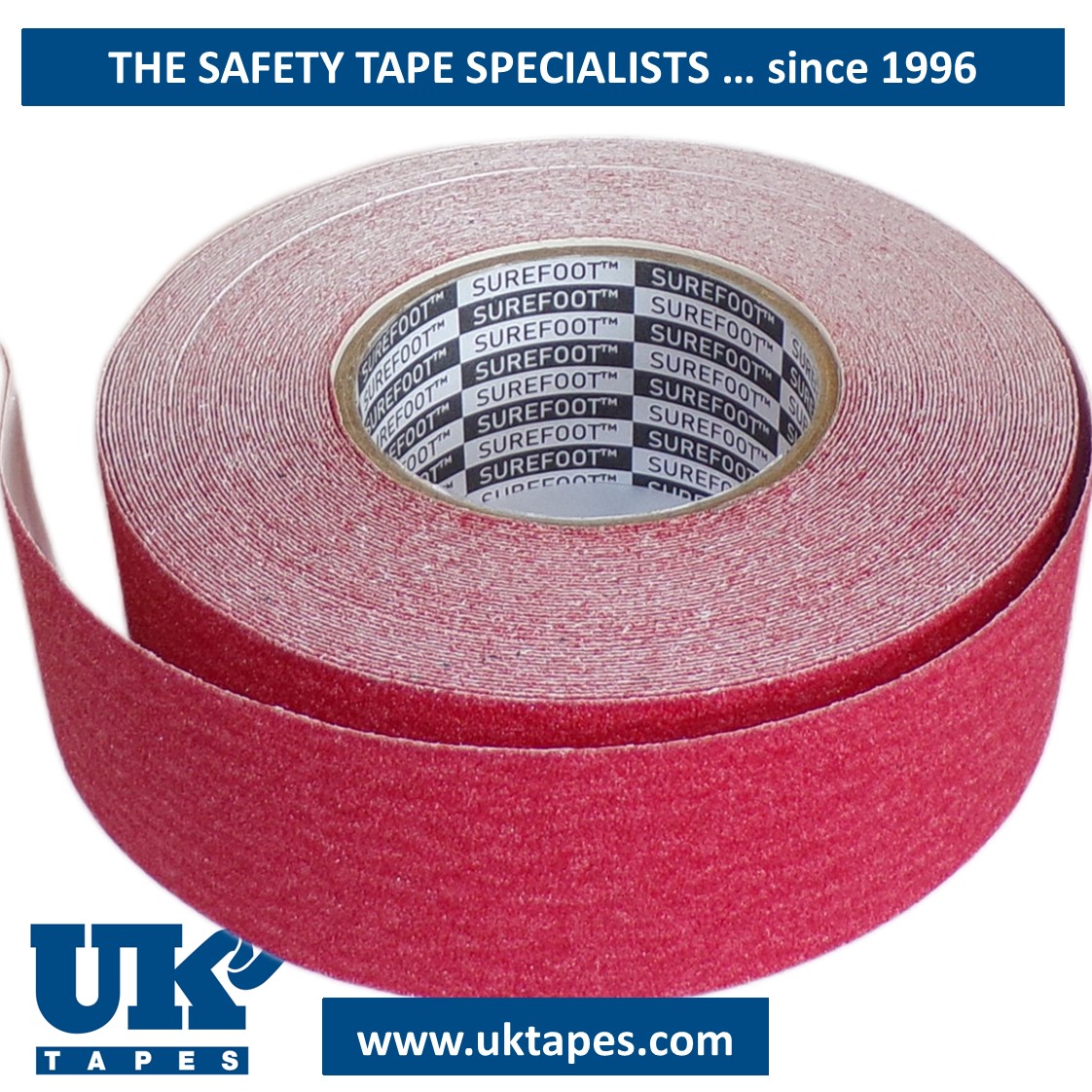 SUREFOOT&trade; Anti-slip tape: red