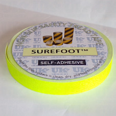 SUREFOOT&trade; Anti-slip tape: hi viz yellow (25mm)