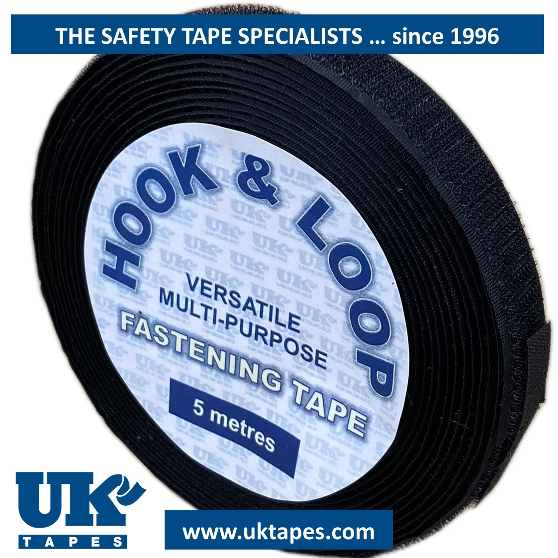 HOOK non-adhesive fastening tape (black) 20mm x 5M
