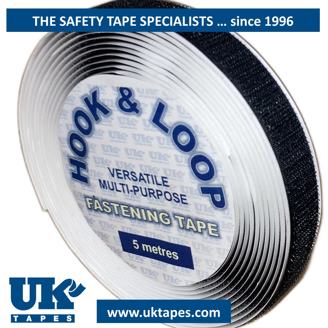 HOOK self-adhesive fastening tape (black) 20mm x 5M