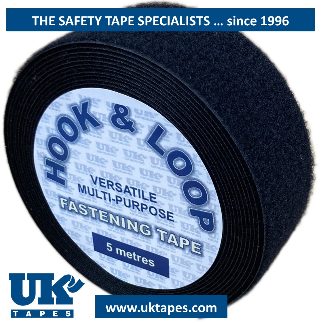 LOOP non-adhesive fastening tape (black) 50mm x 5M