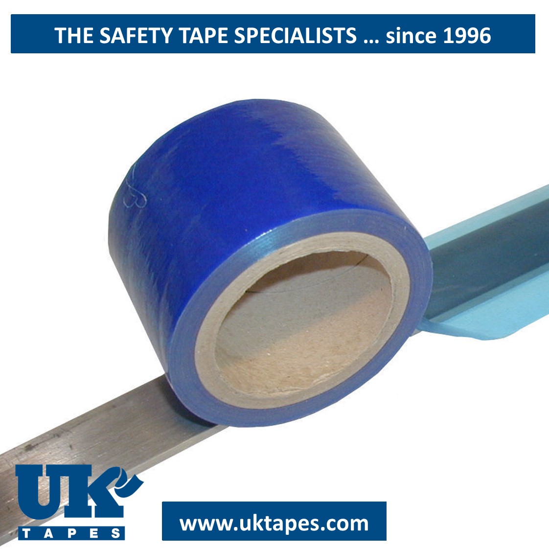 Low tack tape: blue tint